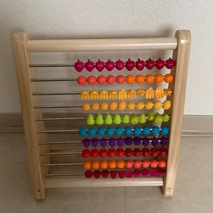 Wooden abacus
